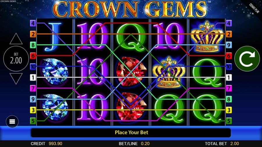Crown Gems Slot Eng - partycasino