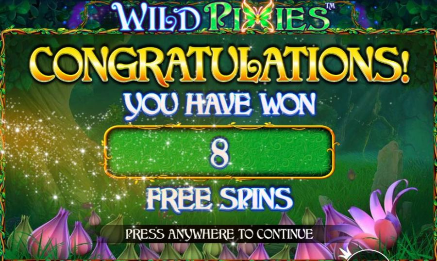 Wild Pixies Bonus - partycasino