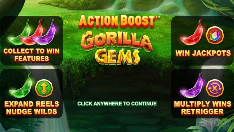 Action Boost Gorilla Gems Featured Bonus Eng - partycasino