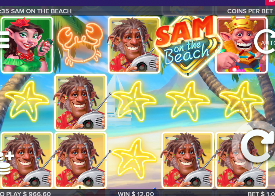 Sam On The Beach Win - partycasino
