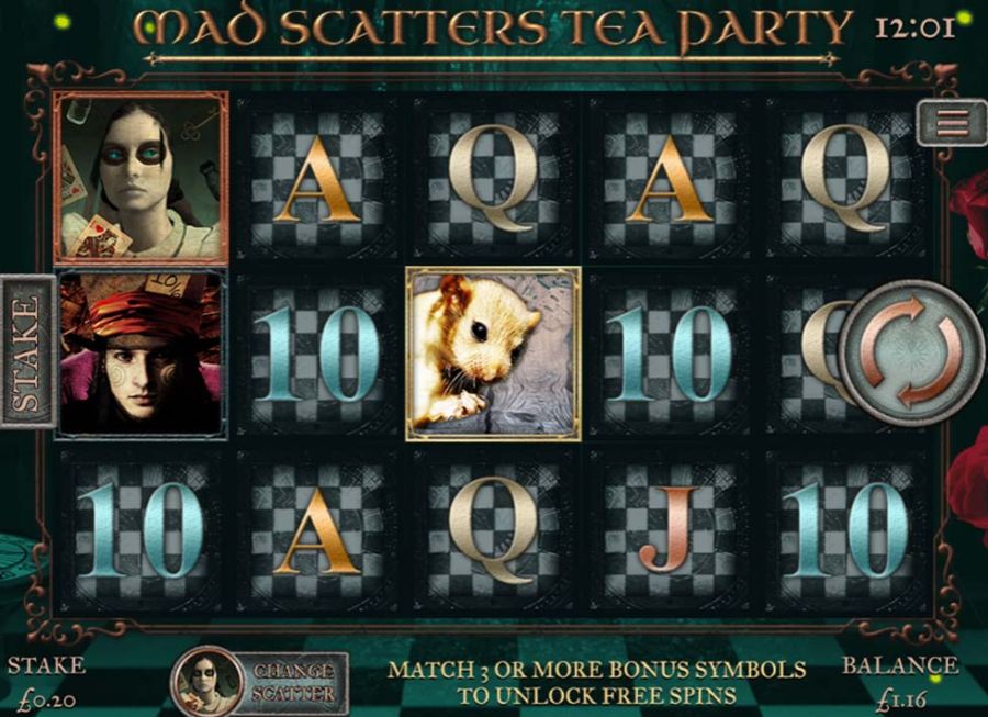 Mad Scatters Tea Party - partycasino