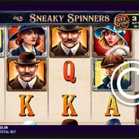 Sneaky Spinners Slot - partycasino