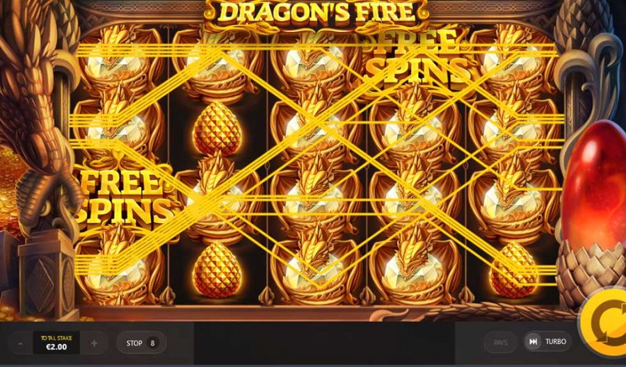 Dragons Fire Free Spins - partycasino